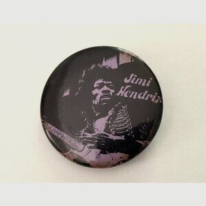 Jimmy Hendrix Guitarist Songwriter & Singer 1 in Pinback Pin Button